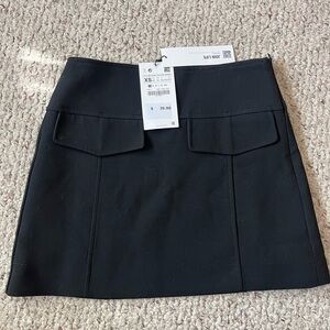 Zara Black Mini Skirt